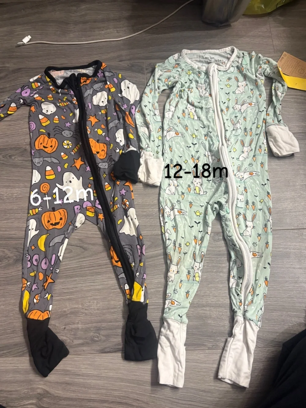 Little Sleepies one piece pajamas.